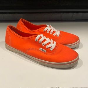 Pink-Orange Vans women’s size 7.5